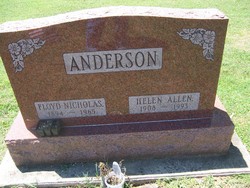Helen <I>Allen</I> Anderson 