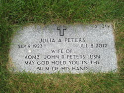 Julia A “Judy” <I>Burns</I> Peters 