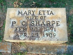 Mary Etta <I>Miller</I> Sharpe 