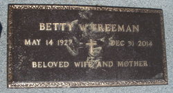 Betty <I>Wheat</I> Freeman 