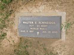 SGT Walter E Schneider 