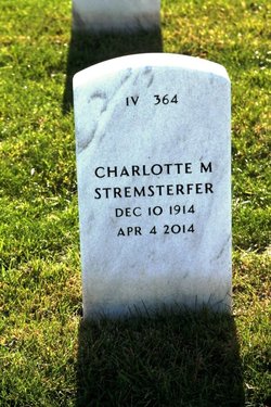 Charlotte M <I>Braden</I> Stremsterfer 