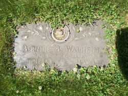 Bernice B Walheim 