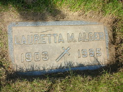 Lauretta M <I>Wetzler</I> Alger 