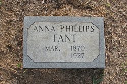 Anna <I>Phillips</I> Fant 