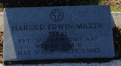 Harold Edwin Miller 