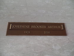 Josephine “Jody” <I>Brooker</I> Arthur 