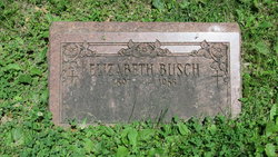 Elizabeth F <I>Lange</I> Busch 