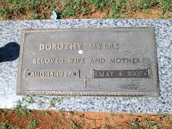 Dorothy Ruth <I>Cureton</I> Myers 