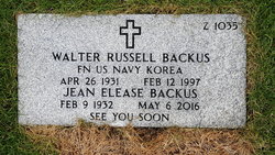 Walter Russell Backus 