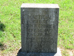 Mattie V. <I>Harris</I> Crowder 