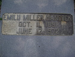 Emilu <I>Miller</I> Hancock 