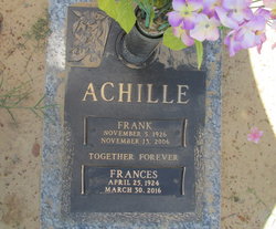 Frances <I>Turrisi</I> Achille 
