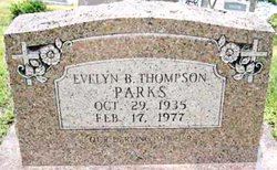 Evelyn Bernice <I>Thompson</I> Parks 