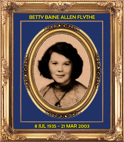 Betty Baine <I>Allen</I> Flythe 