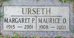 Margaret M <I>Pudwill</I> Urseth 
