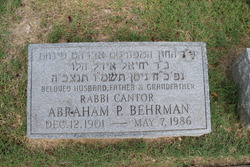 Abraham P. Behrman 