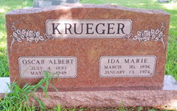 Mrs Ida Marie <I>Gebert</I> Krueger 