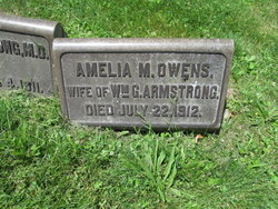 Amelia M. <I>Owens</I> Armstrong 