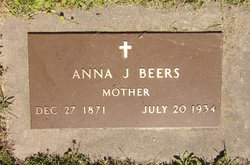 Anna J <I>James</I> Beers 