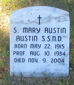 Sister Mary Austin Austin 