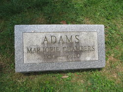 Marjorie <I>Chambers</I> Adams 
