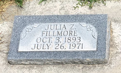 Julia Elizabeth <I>Zufelt</I> Fillmore 