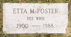 Etta M. <I>Foster</I> Holbrook 