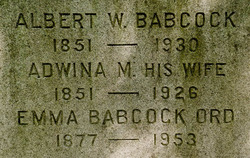 Adwina M <I>Astle</I> Babcock 
