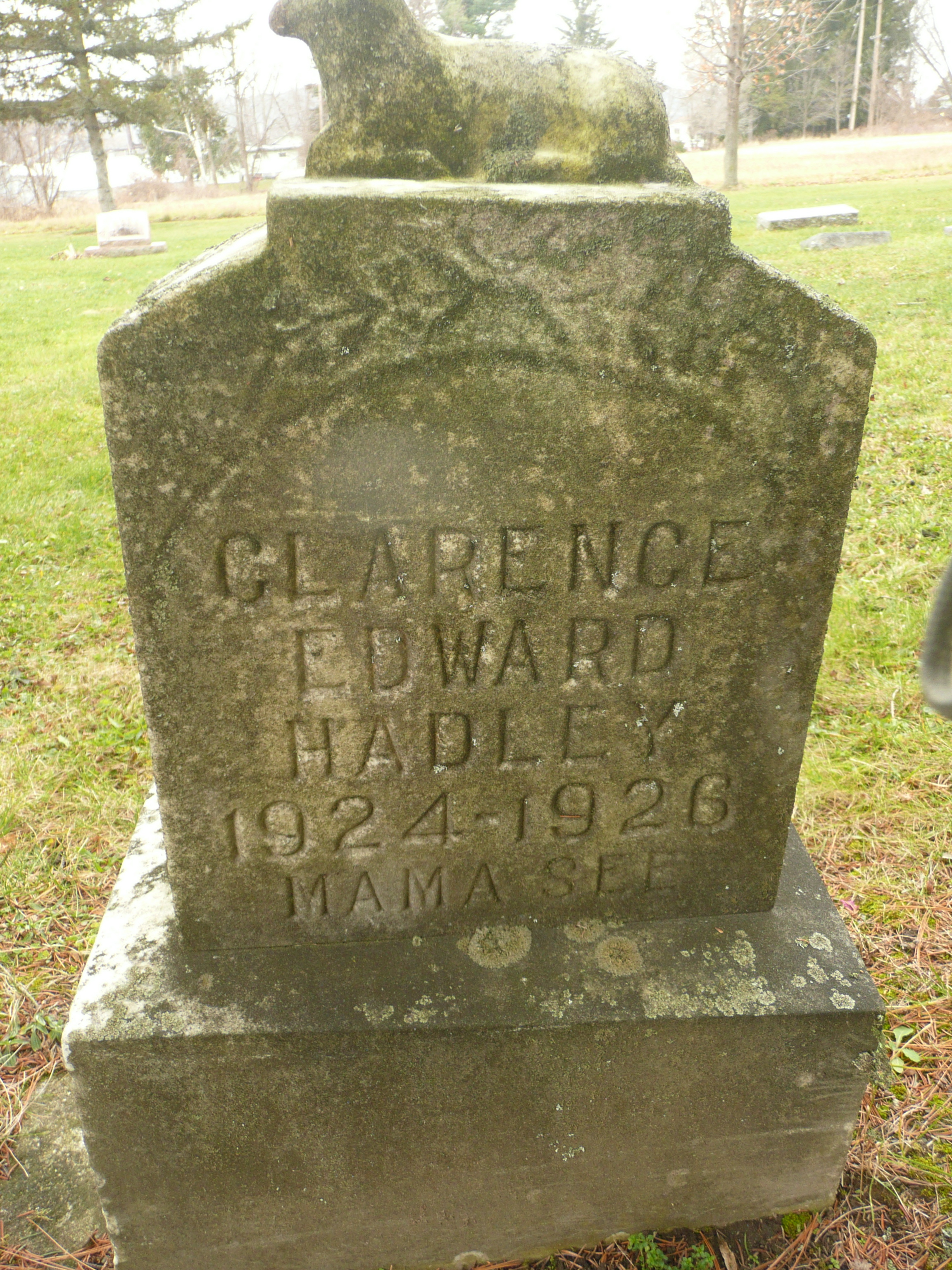 Clarence Hadley, Jr (1924-1926)