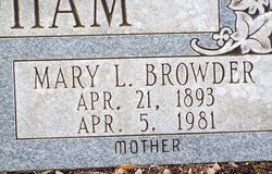 Mary Louise <I>Browder</I> Bradham 