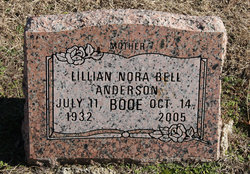 Lillian Nora Bell “LIYEN” <I>Anderson</I> Booe 