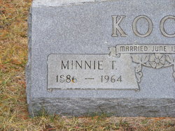 Minnie T. <I>Voight</I> Koch 
