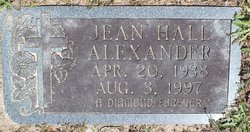 Jean <I>Hall</I> Alexander 
