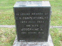 Josephine A <I>Allingham</I> Cowperthwaite 