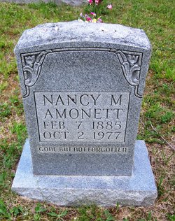 Nancy Myrtle <I>Garrett</I> Amonett 