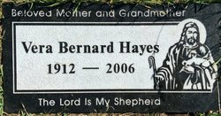Vera May <I>Tillotson</I> Bernard Hayes 