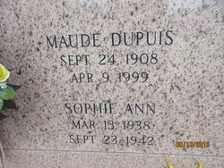 Maude <I>Dupuis</I> Marks 