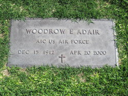Woodrow Earl Adair 