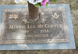 Minnie Lee <I>Massengale</I> McCorvey 