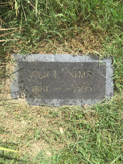 Alice <I>Wilkerson</I> Sims 