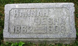 Johannah “Hannah” <I>Fitzpatrick</I> Desha 