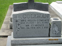 Helen <I>Comeaux</I> Coleman 