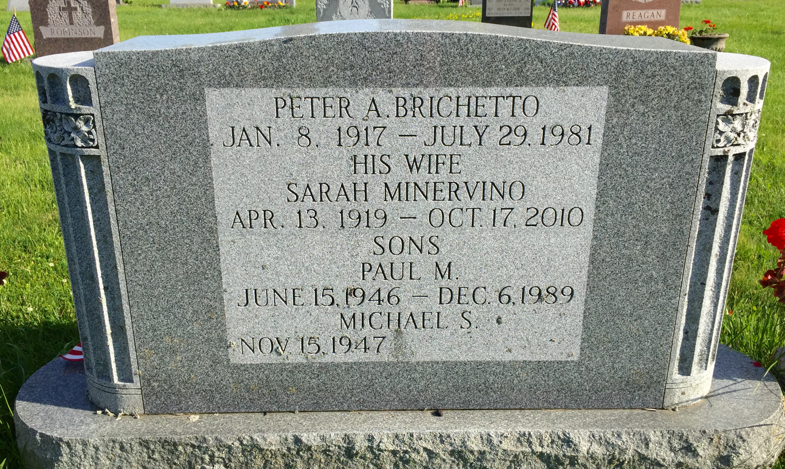 Sarah Beatrice Minervino Brichetto (1919-2010) – Find a Grave