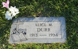 Alice Marie <I>Anderson</I> Durr 