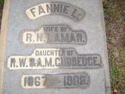 Fannie L. <I>Cubbedge</I> Lamar 