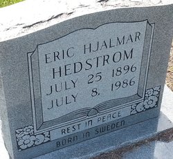 Eric Hjalmar Hedstrom 