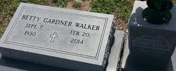 Betty V. <I>Gardner</I> Walker 