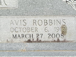 Avis <I>Robbins</I> Burr 