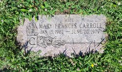 Mary Frances <I>Cody</I> Carroll 